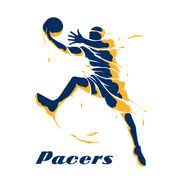 Indiana Pacers Fans - NBA T-Shirt by info@dopositive.co.uk