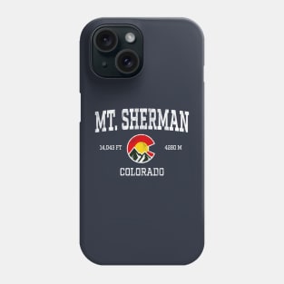 Mt Sherman Colorado 14ers Vintage Athletic Mountains Phone Case