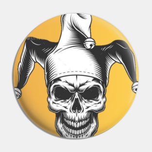 Funny skeleton Pin