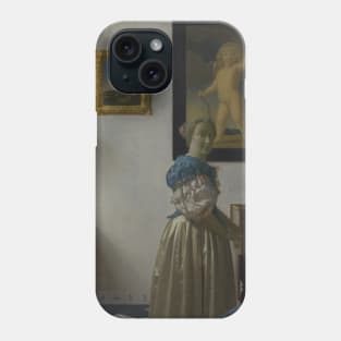 Lady Standing at a Virginal by Jan Vermeer Phone Case