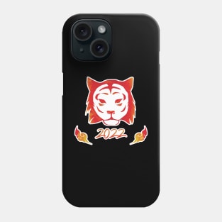 Chinese Zodiac Tiger Year 2022 Tribal Graphic Minimal Phone Case