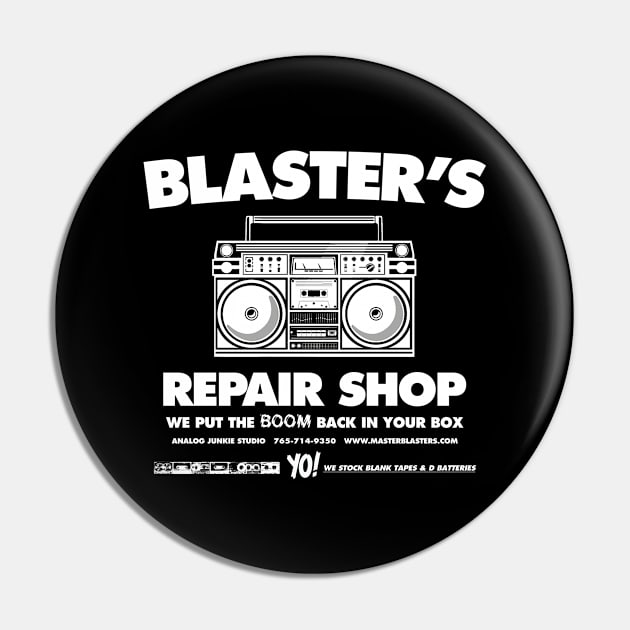 BLASTER'S REPAIR Pin by AnalogJunkieStudio