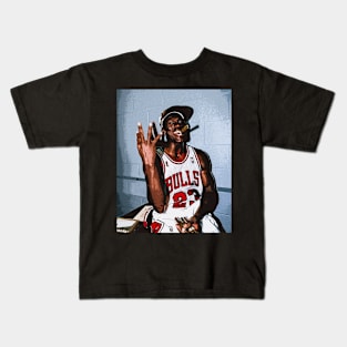 rattraptees Michael Jordan Grid Baseball Tee