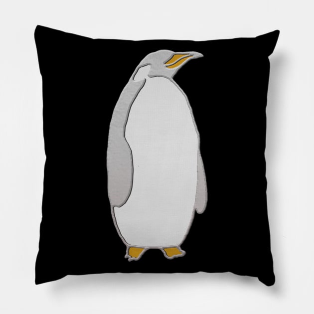 Penguin Vintage Lapel Pin Pillow by Merchsides