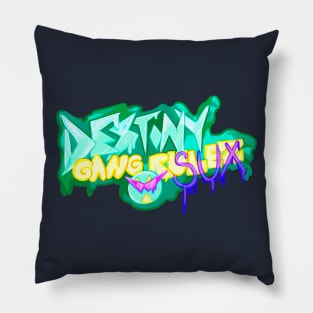 Destiny Gang sux!  Adventure Time / Fionna and Cake fan art Pillow