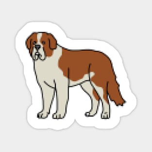 Saint Bernard 8bit Magnet