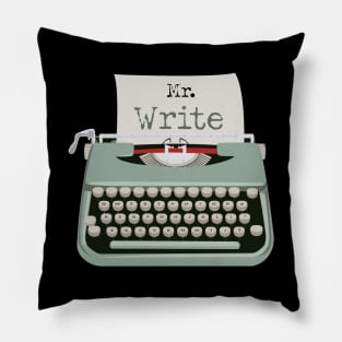 Mr Write Right Type Writer Pillow