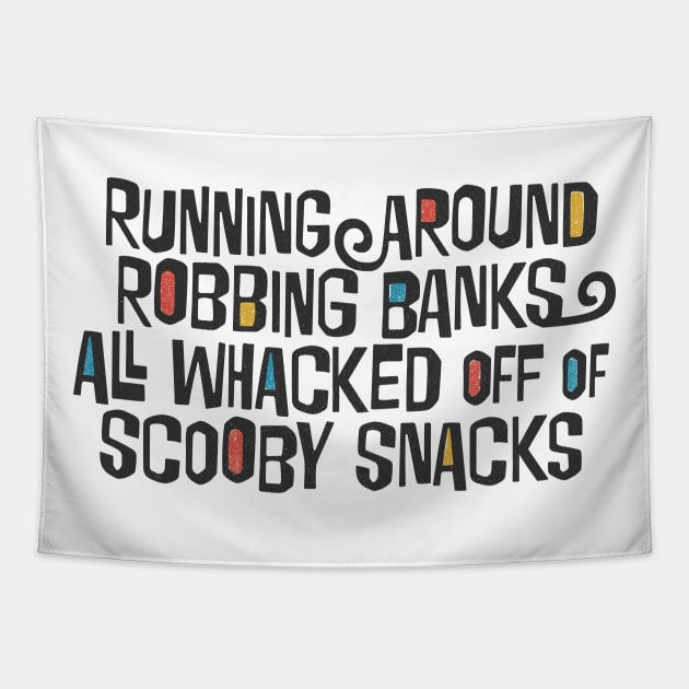 Scooby Snacks --- 90s Music Fan Tapestry by DankFutura