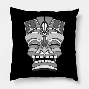 Smiling Tiki-Mask Pillow