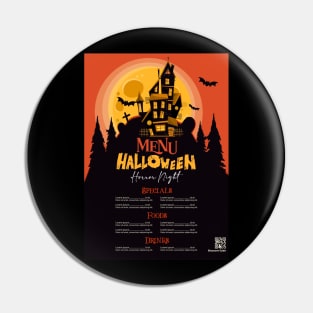 Menu Halloween Pin