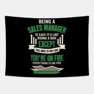 Funny Sales Manager Gift Tapestry