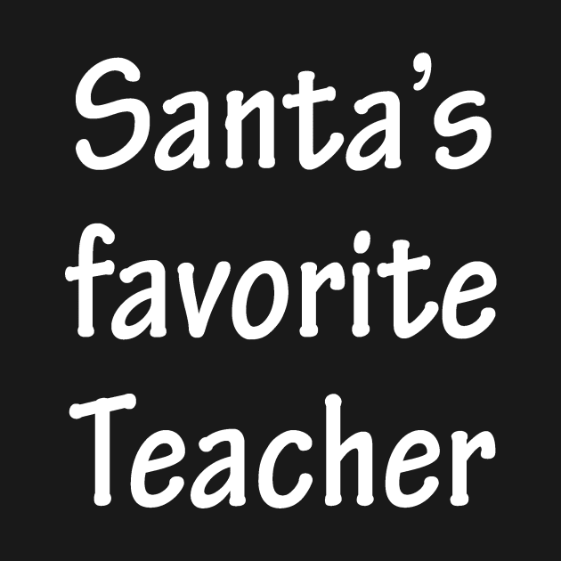 Santa's Favorite Teacher by PeachAndPatches