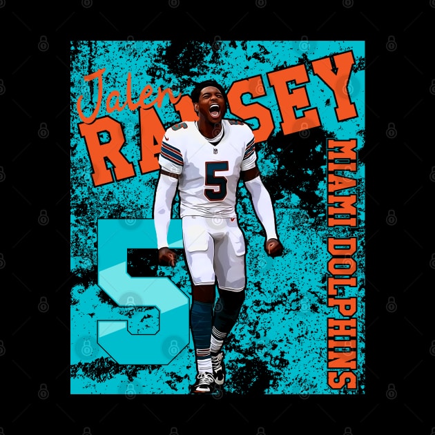 Jalen ramsey || miami dolphins by Aloenalone