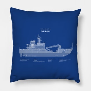 Willow wlb-202 United States Coast Guard Cutter - ABD Pillow