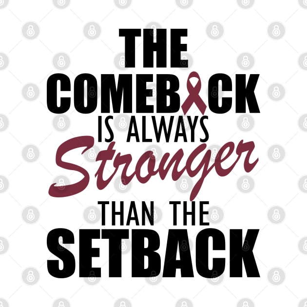 Multiple Myeloma - The comeback is always stronger than the setback by KC Happy Shop