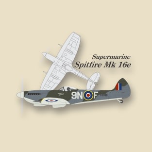 Supermarine Spitfire 16e T-Shirt