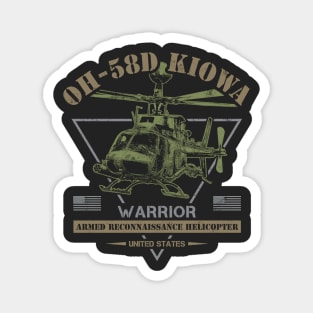 OH-58D Kiowa Warrior Helicopter Magnet