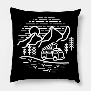 mountain camp Pillow