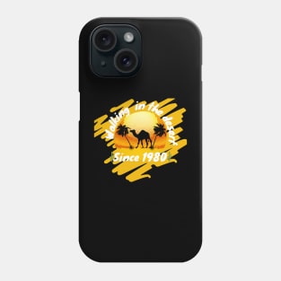 Walking in the desert since 1980 Phone Case