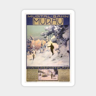 Murtalbahn Murau Austria Vintage Poster 1907 Magnet