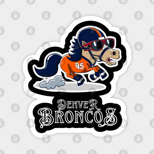 GO DENVER BRONCOS Magnet by Lolane