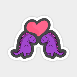 Dinosaurs love Magnet