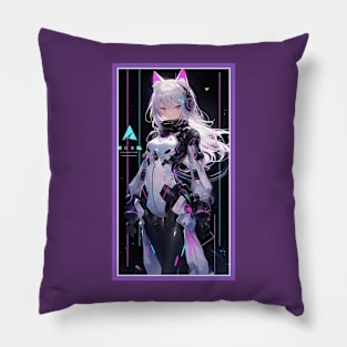 Anime Cat Girl | Quality Anime Artwork | Manga Anime Art Pillow