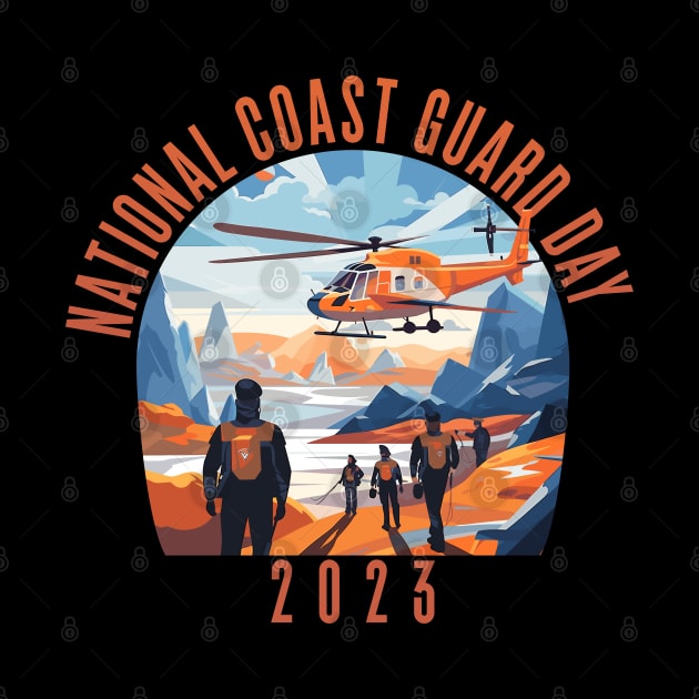 National Coastguard Day 2023 Coastguard Veteran Design by DanielLiamGill