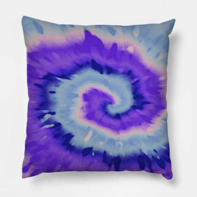 Tie Dye Design Pillow by Scar