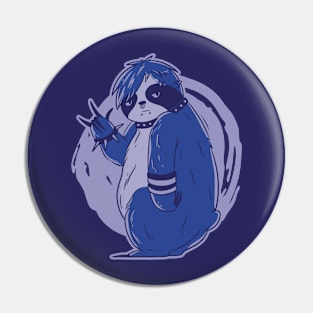 Goth Sloth Pin