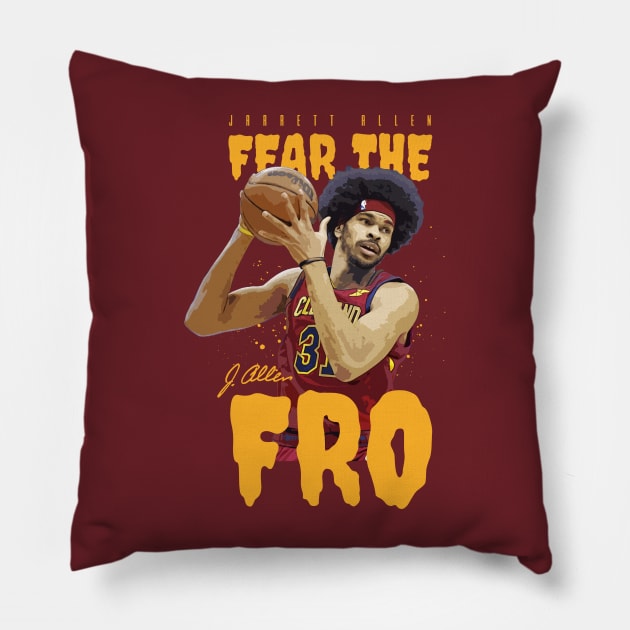 Jarrett Allen Pillow by Juantamad