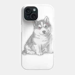 Puppy husky Phone Case