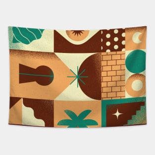 Abstract and Summery Pattern Tapestry