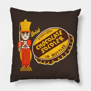 Drink Chocolate Soldier Pillow