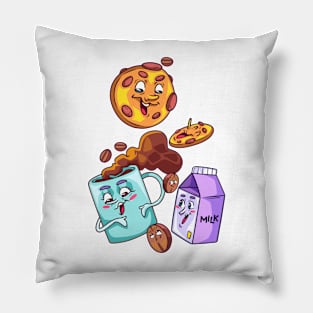 Coffee Time Theme Pillow