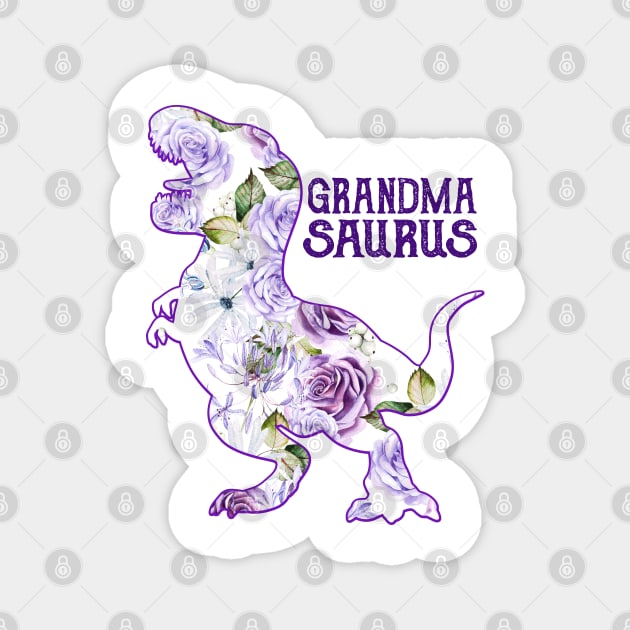 Grandmasaurus Magnet by PrettyPittieShop