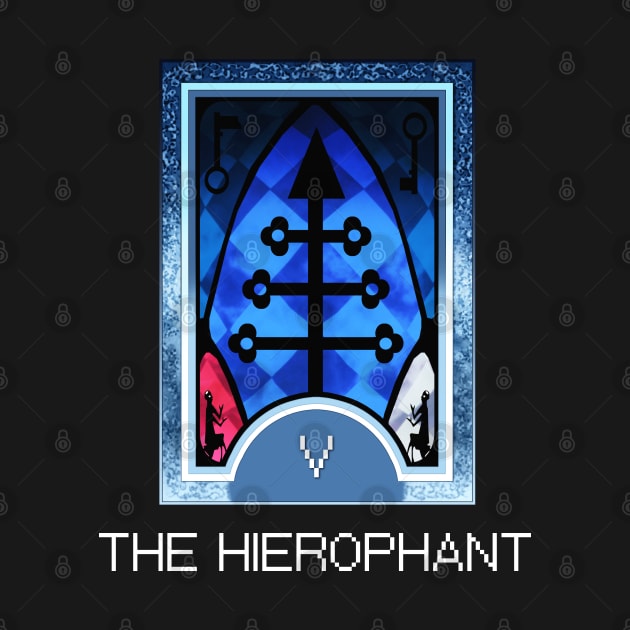 The Hierophant Arcana Tarot Card by loveandlive