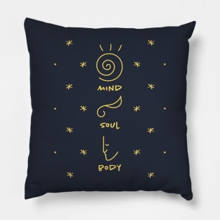 body soul spirit Pillow