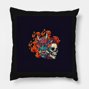 Chinese dragon tattoo Pillow