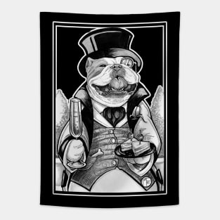 Bulldog Gentleman Tapestry