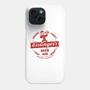 Retro Beer - Esslinger's Beer and Ale, Philadelphia PA 1868 Phone Case