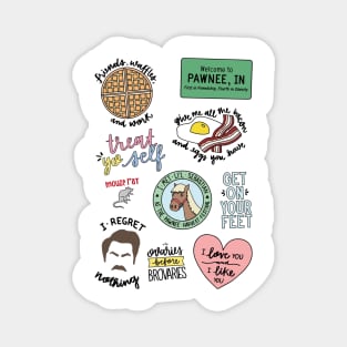 Parks and Recreation TV Show Art Magnet