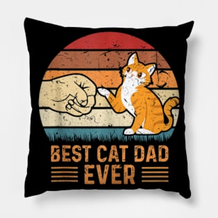 Best Cat Dad Ever 1G Pillow