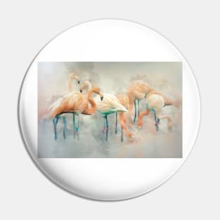 Flamingo Fantasy Pin