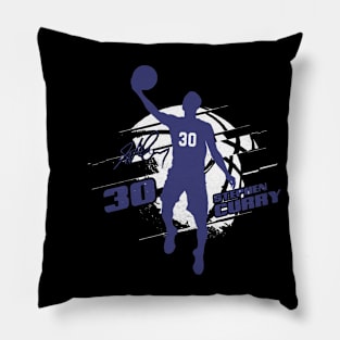 Steph Curry Golden State Silhouette Pillow