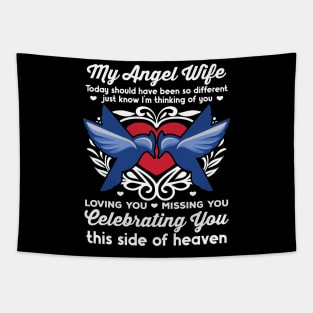 My Angel Wife Blue Jay 2 Tapestry