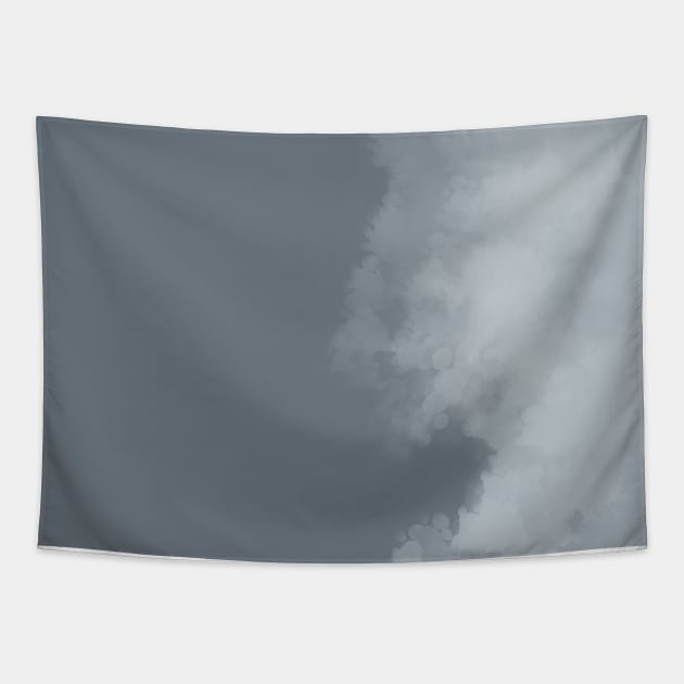 Tie Dye 003: Minimal Blue Cloud Tapestry by Kenkenne