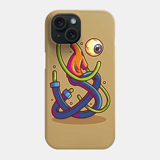 Twisted Gaze Phone Case by ArtisticDyslexia