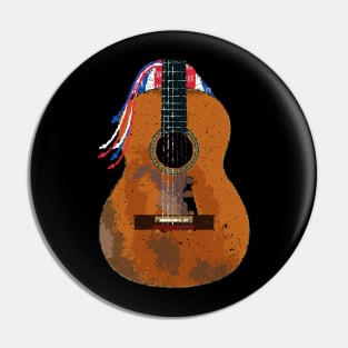 Trigger Iconic Country Music Guitar Pin