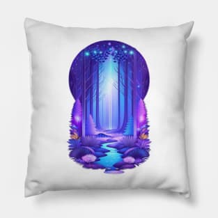 Fantasy Forest V3 Pillow